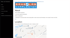 Desktop Screenshot of makelabcharleston.org